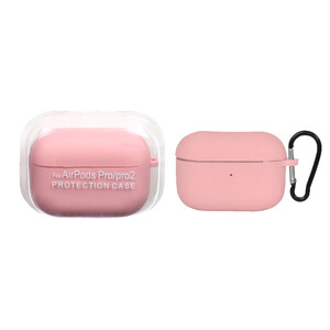 کاور ایرپاد سیلیکونی اورجینال Apple Airpods Pro 2 - صورتی کد 3