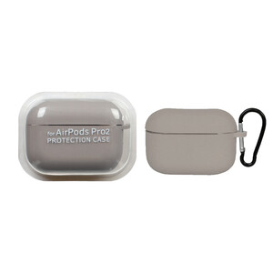 کاور ایرپاد سیلیکونی اورجینال Apple Airpods Pro 2 - خاکی کد 4