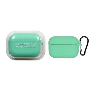 کاور ایرپاد سیلیکونی اورجینال Apple Airpods Pro 2 - سبزآبی کد 4