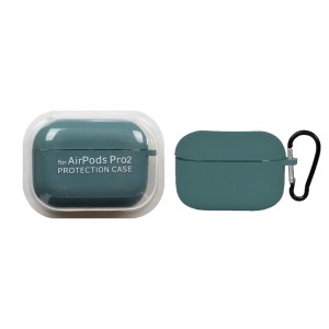 کاور ایرپاد سیلیکونی اورجینال Apple Airpods Pro 2 - سبز ارتشی کد 4