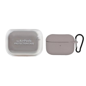 کاور ایرپاد سیلیکونی اورجینال Apple Airpods Pro - خاکی