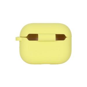 کاور ایرپاد سیلیکونی اورجینال Apple Airpods Pro 3 - زرد (پک دار)