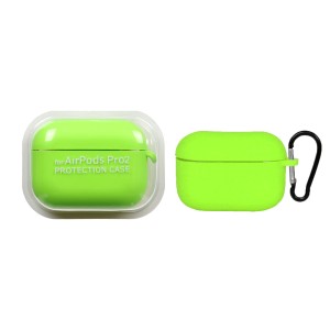 کاور ایرپاد سیلیکونی اورجینال Apple Airpods Pro 2 - فسفری کد 4