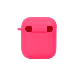 کاور ایرپاد سیلیکونی اورجینال Apple Airpods 1 / 2 - سرخابی