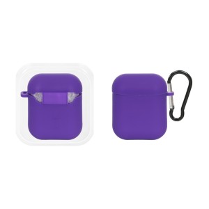 کاور ایرپاد سیلیکونی اورجینال Apple Airpods 1 / 2 - بنفش کد 3
