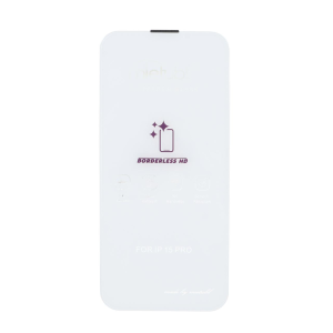 محافظ صفحه نمایش شیشه ای Mietubl 3D Large Arc مدل Apple iPhone 15 pro بدون حاشیه - NTC