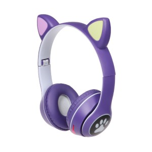 هدفون فانتزی بی سیم a cat مدل MZ-023 - بنفش (کارکرده)