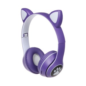 هدفون فانتزی بی سیم a cat مدل MZ-023 - بنفش (کارکرده)
