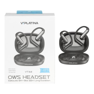 ایرفون بی سیم VIPLATINA مدل VT44 - مشکی (گارانتی 18 ماه تعویض نیکان همراه)