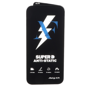 محافظ صفحه نمایش شیشه ای Super D Anti Static ALFA مدل Apple iPhone 15 Pro (بدون پک)