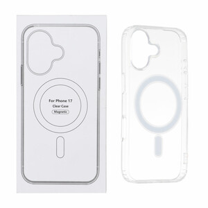 قاب شفاف Apple iPhone 17 با قابلیت شارژ NTC - MagSafe (پک دار)
