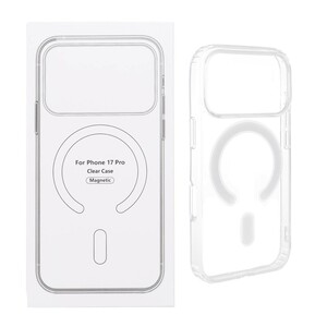 قاب شفاف Apple iPhone 17 Pro با قابلیت شارژ NTC - MagSafe (پک دار)
