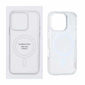قاب شفاف Apple iPhone 16 Pro با قابلیت شارژ NTC - MagSafe (پک دار)