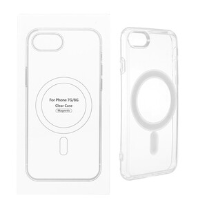 قاب شفاف Apple iPhone 7 / iPhone 8 / iPhone SE (2020) با قابلیت شارژ NTC - MagSafe (پک دار)