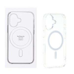 قاب شفاف Apple iPhone 16 با قابلیت شارژ NTC - MagSafe (پک دار)