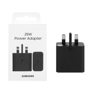 شارژر دیواری سه پین SAMSUNG 25W T2510 ( فست و PD) مشکی DST (6 ماهه DST+ بیمه نامه 12 ماهه DGARD) - درجه یک