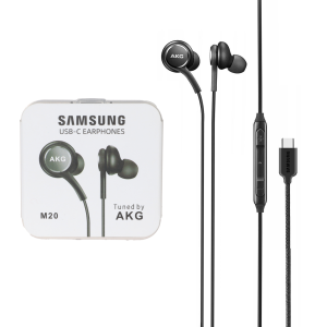 هندزفری با سیم با پورت Type-C سامسونگ مدل M20 AKG - مشکی - DST (گارانتی شش ماهه)