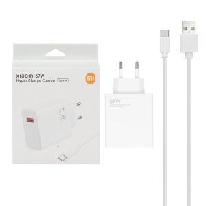 شارژر دیواری فست تک پورت Xiaomi مدل MDY-12-EZ 67W - سفید - اصل چین - DST (گارانتی شش ماهه)