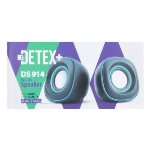 اسپیکر دوتکه رومیزی +DETEX مدل DS914 - قرمز
