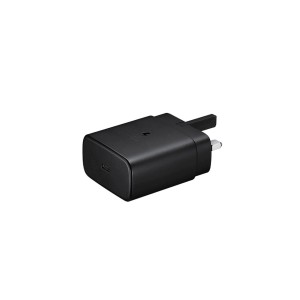 شارژر دیواری سه پین PD و فست تک پورت SAMSUNG Type-C مدل 45W - مشکی - DST (گارانتی شش ماهه) - درجه یک