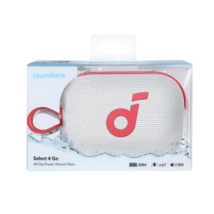 اسپیکر بلوتوثی ANKER مدل Soundcore Select 4 Go A31X1191 - قرمز (گارانتی 18 ماهه حافظه طلایی ایستا)
