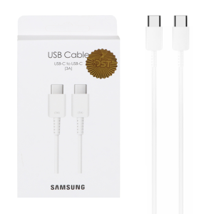 کابل شارژ فست و Samsung Type-C to Type-C PD مدل S22 EP-DN980 - سفید - DST (گارانتی شش ماهه)