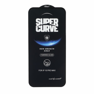 محافظ صفحه نمایش شیشه ای Full Cover ESD SUPER CURVE Mietubl مدل NTC - Apple iPhone 15 Pro Max