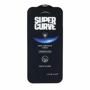 محافظ صفحه نمایش شیشه ای Full Cover ESD SUPER CURVE Mietubl مدل NTC - Apple iPhone 17 / iPhone 16 Pro