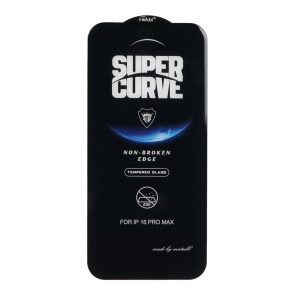 محافظ صفحه نمایش شیشه ای Full Cover ESD SUPER CURVE Mietubl مدل NTC - Apple iPhone 16 Pro Max