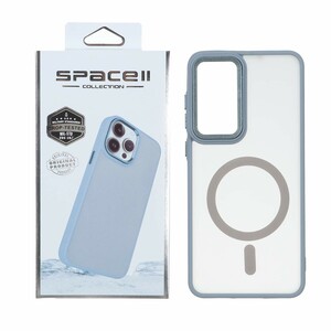 قاب Space مات لنز کربن طرح مگ سیف Samsung Galaxy S25 FE - فیلی (پک دار)