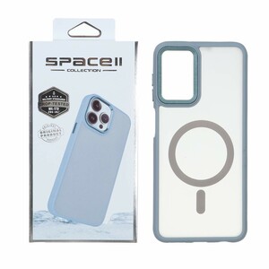 قاب Space مات لنز کربن طرح مگ سیف Samsung Galaxy A13 4G / A13 5G / A04s / M13 4G / M23 / F13 - فیلی (پک دار)