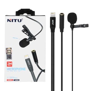 میکروفون یقه ای NITU Lightning مدل NM03 (گارانتی 18 ماه تعویض نیکان همراه)