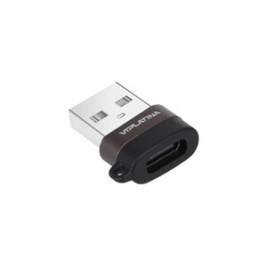 تبدیل VIPLATINA OTG Type-C مدل VX21 - مشکی (گارانتی 18 ماه تعویض نیکان همراه)