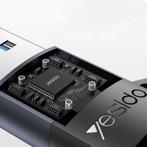 تبدیل  Yesido USB To Type-C  مدل GS34 18W - مشکی (گارانتی 18 ماه تعویض نیکان همراه)