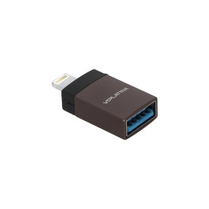 تبدیل VIPLATINA Lightning to USB2.0 مدل VX16 - مشکی (گارانتی 18 ماه تعویض نیکان همراه)