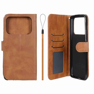 کیف موبایل مگنتی درجه یک داخل خز MNC Plus مدل Xiaomi Mi 11 Ultra - عسلی
