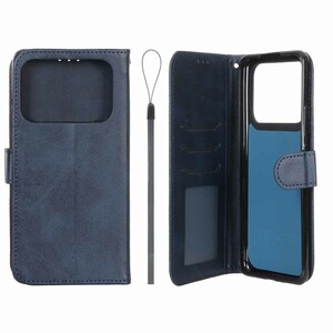 کیف موبایل مگنتی درجه یک داخل خز MNC Plus مدل Xiaomi Mi 11 Ultra - سرمه ای