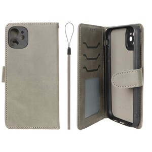 کیف موبایل مگنتی درجه یک داخل خز MNC Plus مدل Apple iPhone 11 - خاکستری