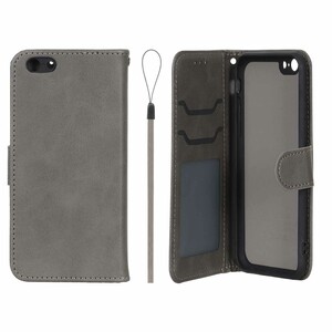 کیف موبایل مگنتی درجه یک داخل خز MNC Plus مدل Apple iPhone 6 / iPhone 6s - خاکستری