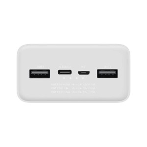 پاوربانک (فست شارژ) Xiaomi 18W 30000mAh مدل PB3018ZM - سفید - MMS (گارانتی شش ماهه YA)