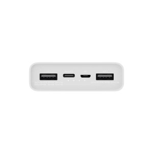 پاوربانک Xiaomi 18W 20000mAh مدل PLM18ZM - سفید - MMS (گارانتی شش ماهه YA)