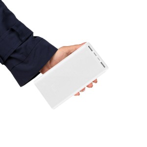 پاوربانک Xiaomi 18W 20000mAh مدل PLM18ZM - سفید - MMS (گارانتی شش ماهه YA)