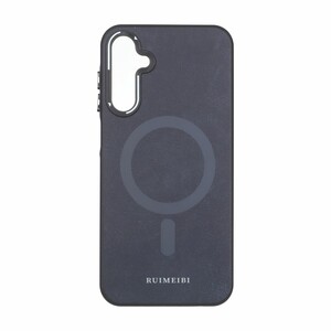 قاب Ruimeibi طرح مگ سیف لنز خطی Samsung Galaxy A15 - سرمه ای تیره