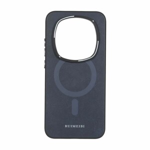 قاب Ruimeibi طرح مگ سیف لنز خطی Xiaomi Redmi Note 15 Pro 4G - سرمه ای تیره