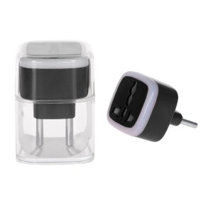 تبدیل برق 3 به 2 مدل M-03 - مشکی - MMS