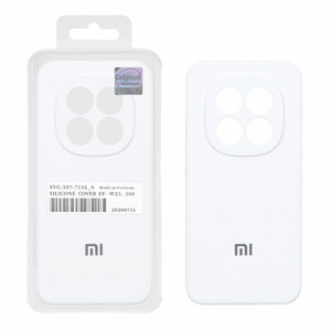 قاب سیلیکونی پاک کنی اورجینال Master Quality مدل Xiaomi Redmi Note 15 Pro Plus - سفید (پک دار)