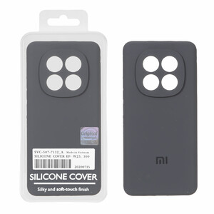 قاب سیلیکونی پاک کنی اورجینال Master Quality مدل Xiaomi Redmi Note 15 - خاکستری (پک دار)