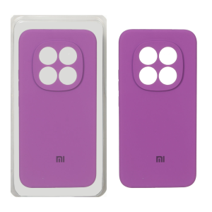 قاب سیلیکونی پاک کنی محافظ لنزدار اورجینال Xiaomi Redmi Note 15 Pro Plus - ارغوانی (پک اصلی)