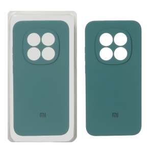 قاب سیلیکونی پاک کنی محافظ لنزدار اورجینال Xiaomi Redmi Note 15 Pro 5G - سبز (پک اصلی)