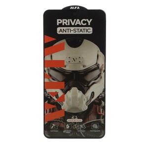 محافظ صفحه نمایش شیشه ای Full Cover ALFA Anti Static Privacy مدل Xiaomi Redmi 12 / Redmi 13X / Redmi 13 4G / Poco M6 Pro 5G / Poco M6 4G (بدون پک)
